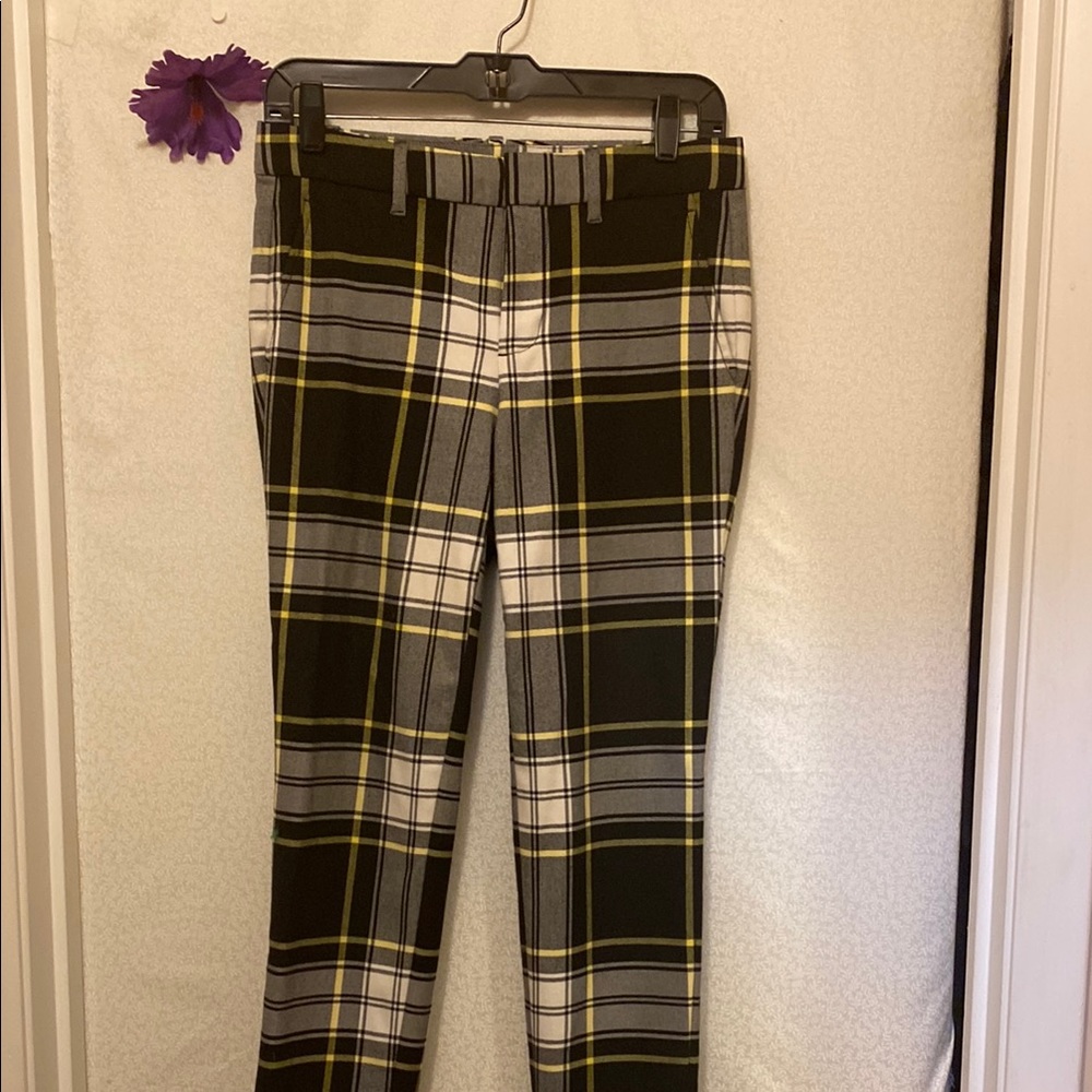 GAP Black and Gray Dress Pants Slim Fit